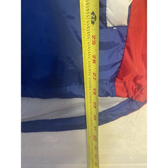 VTG Rebel Minds Mens Hooded Pullover XL Multicolor Windbreaker Red Blue Yellow - Picture 5 of 6